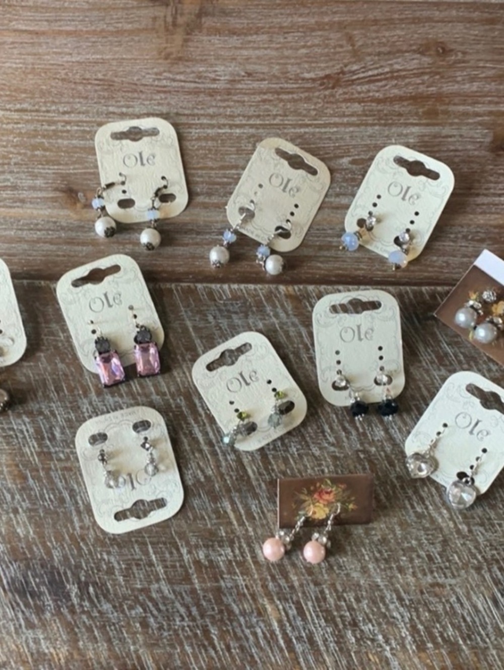 Bundle of 11 Assorted Earrings Drop Glam